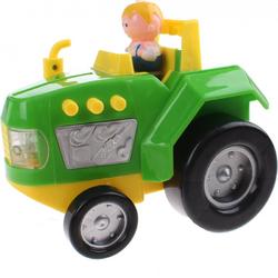 Lets Play Tractor Met Licht En Geluid 15 Cm Groen/geel